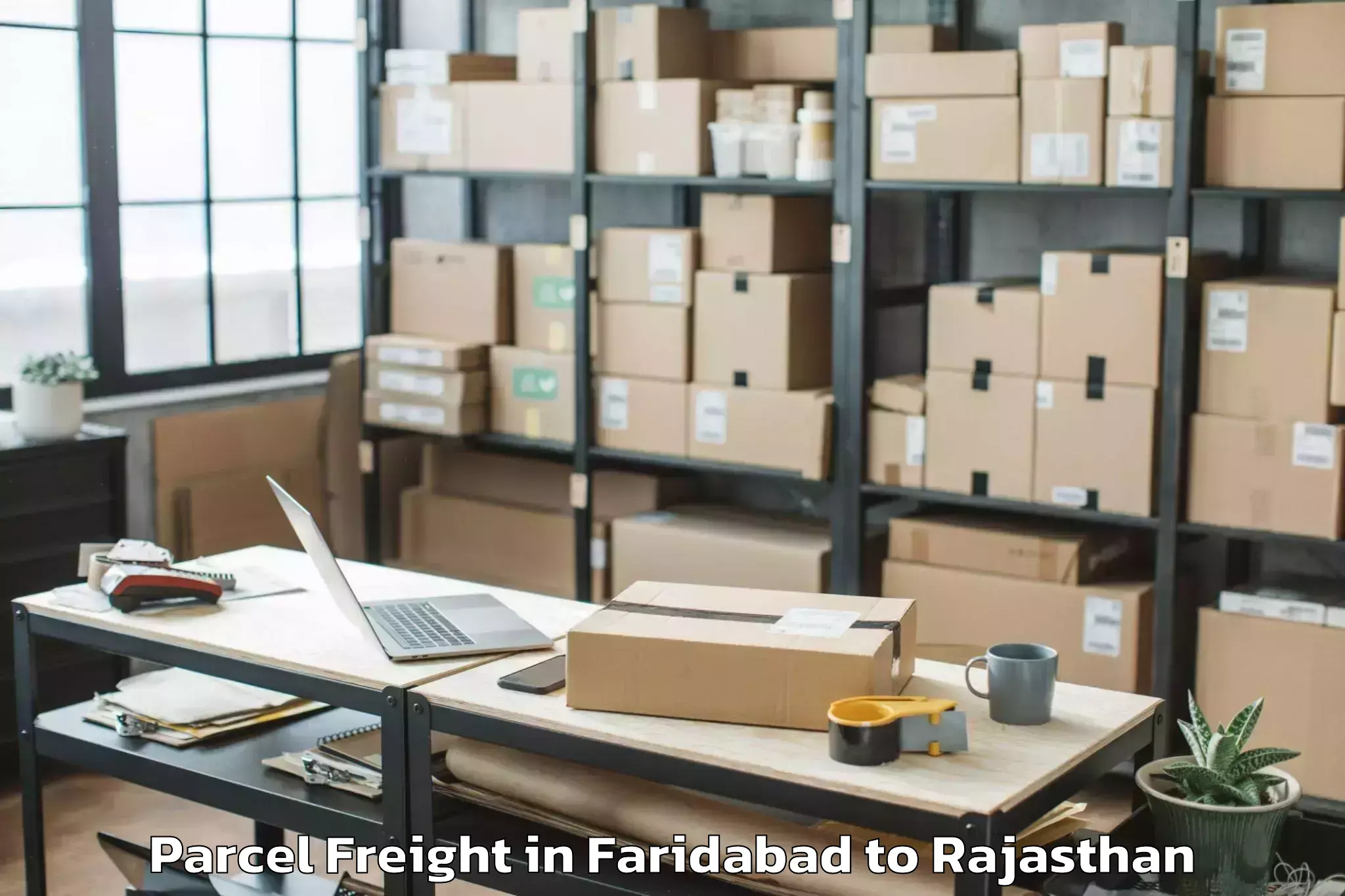 Discover Faridabad to Bhadesar Parcel Freight